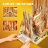 SAGRADA FAMILIA - modèle d'église mobile - puzzle - jouet à assembler - avec LED