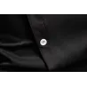 Asymmetrisches Langarmshirt - dekorative goldene Stickerei
