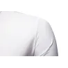Asymmetrisk langermet skjorte - dekorativt gyldent broderi