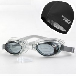 Vandtæt badehat - beskyttelsesbriller - sæt