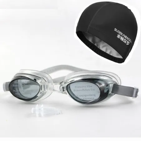 Bonnet de bain imperméable - lunettes - ensemble