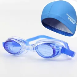 Vanntett badehatt - briller - sett