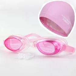 Bonnet de bain imperméable - lunettes - ensemble