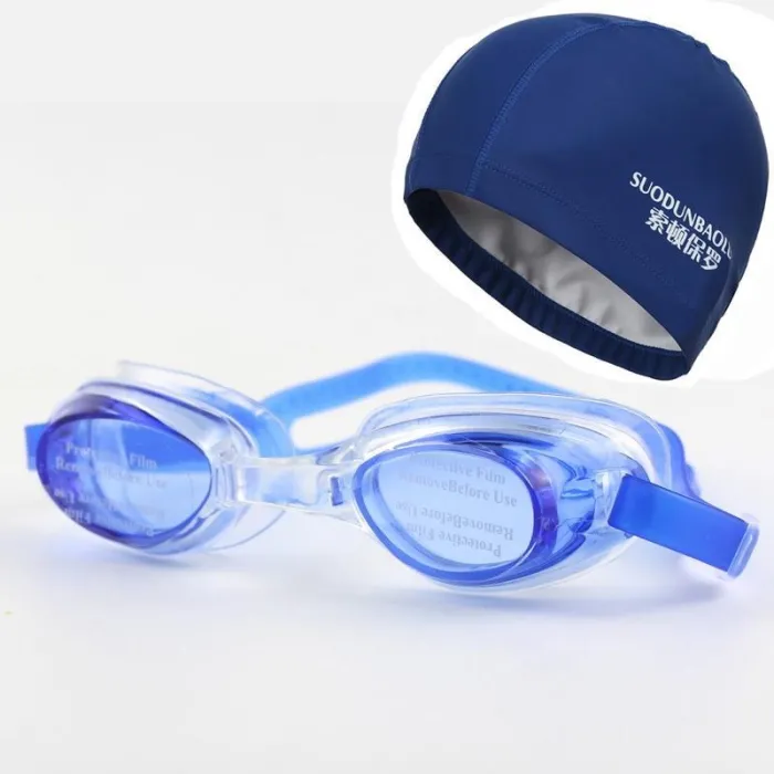 Bonnet de bain imperméable - lunettes - ensemble