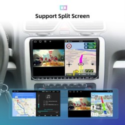 Bilradio - 2 Din - 9 tum - Android 10 - 2GB - 32GB - Bluetooth - GPS - carplay - för Volkswagen Golf 5 6 Passat
