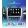 Auto rádio - 2 Din - 9 polegadas - Android 10 - 2GB - 32GB - Bluetooth - GPS - carplay - para Volkswagen Golf 5 6 Passat