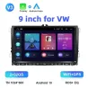 Autoradio - 2 Din - 9 pouces - Android 10 - 2Go - 32Go - Bluetooth - GPS - carplay - pour Volkswagen Golf 5 6 Passat