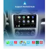 Autoradio - 2 Din - 9 pouces - Android 11 - 2Go - 32Go - Bluetooth - GPS - carplay - pour Volkswagen Golf 5 6 Passat
