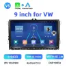 Autoradio - 2 Din - 9 pouces - Android 10 - 4Go - 64Go - Bluetooth - GPS - carplay - pour Volkswagen Golf 5 6 Passat