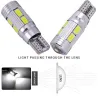 Auton polttimo - LED - T10 W5W - 10 SMD - 12V - 2 kpl