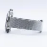 PAGANI - montre automatique en acier inoxydable - bracelet en maille - étanche - blanc