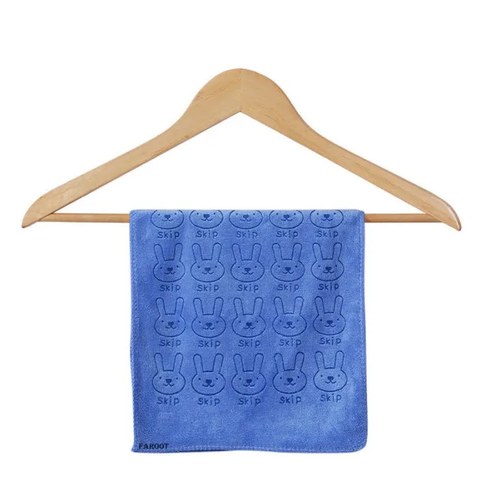 Drap de bain bébé tout doux - imprimé lapins