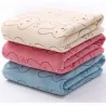 Drap de bain bébé tout doux - imprimé lapins