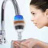 Filtre à eau du robinet - charbon actif 5 couches