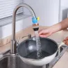 Filtre à eau de robinet - charbon actif à 5 couches - résistant aux éclaboussures