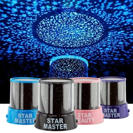 LED nattlys - stjernehimmel projektor
