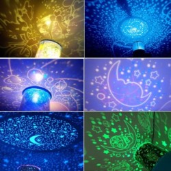 LED nattlys - stjernehimmel projektor