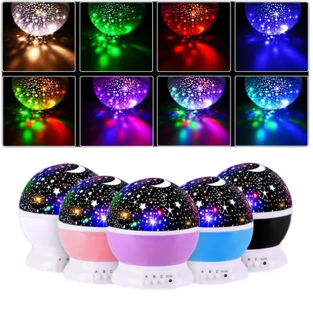 Veilleuse LED - projecteur ciel étoilé - orientable - 3W