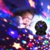 Lampka nocna LED - projektor gwiaździstego nieba - obrotowy - 3WŚwiatła