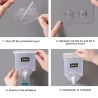 Distributeur d'huile / liquide / vinaigre - récipient transparent avec couvercle - montage mural