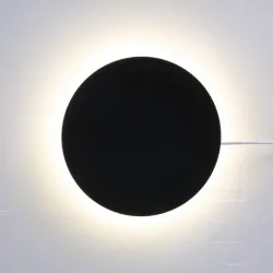 Estilo nórdico moderno - luz LED - candeeiro de parede redondo