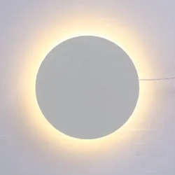 Estilo nórdico moderno - luz LED - candeeiro de parede redondo