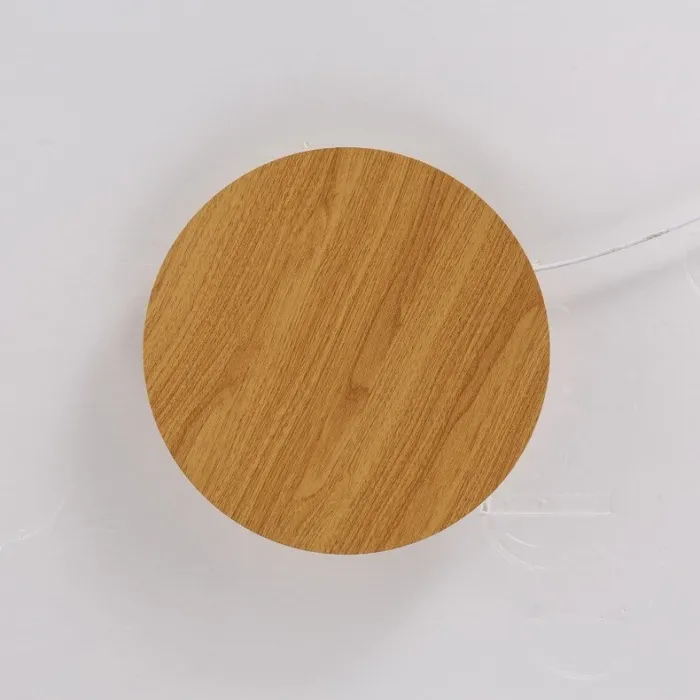 Estilo nórdico moderno - luz LED - candeeiro de parede redondo