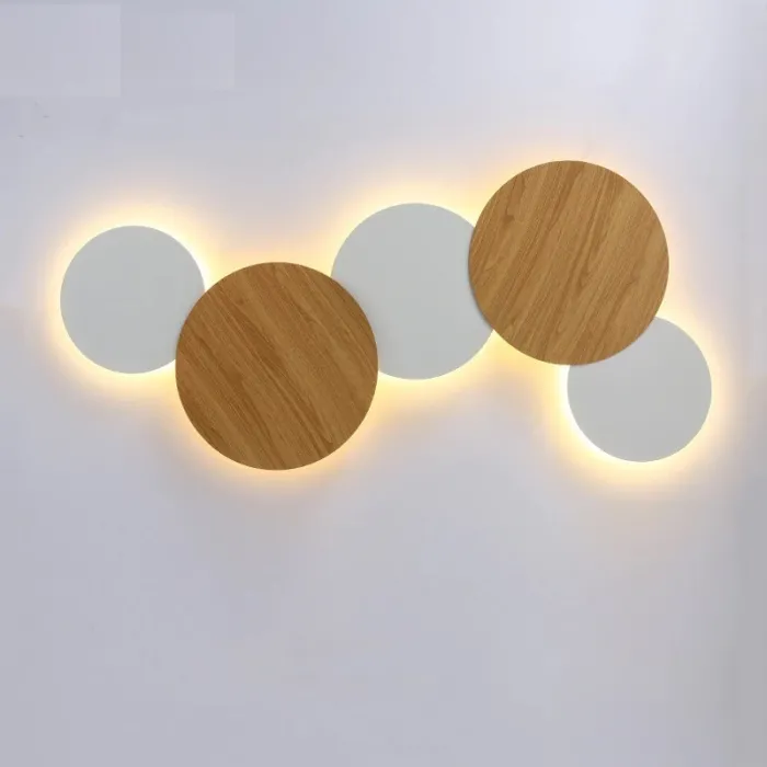 Moderne Scandinavische stijl - LED-licht - ronde wandlampWandlampen