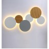 Modern nordisk stil - LED-ljus - rund vägglampa