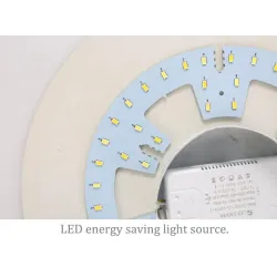 Estilo nórdico moderno - luz LED - candeeiro de parede redondo