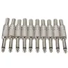 1/4" Mono-ääniliitin metalli - 6,35mm - 75 * 15mm - 10 kappaletta