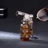 Briquet au butane transparent - ignifuge - coupe-vent