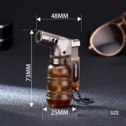 Transparent butane lighter - fireproof - windproofLighters