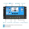 Automatyczny kontroler ładowania paneli słonecznych - kontroler PWM - wyświetlacz LCD - podwójne USB - 12V - 24VKontrolery
