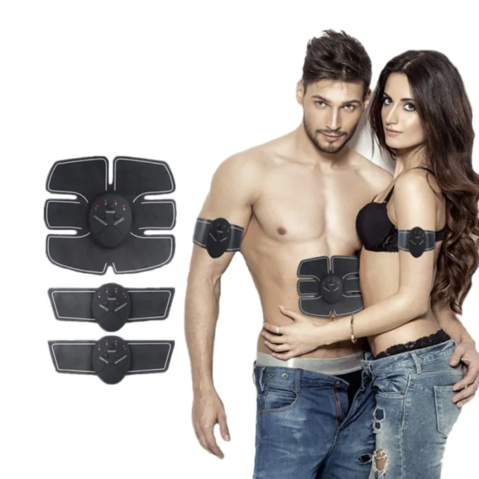 Stymulator mięśni - masażer bezprzewodowy - pas wyszczuplający - trener brzucha / ramion / udFitness