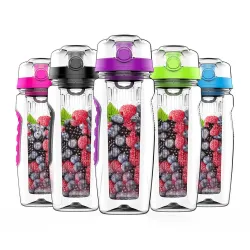 Wasserflasche / Fruchtei - BPA-frei - 800 ml / 1000 ml
