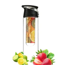 Vesipullo / hedelmä-infuusiopullo - BPA-vapaa - 800ml / 1000ml