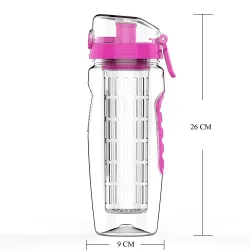 Wasserflasche / Fruchtei - BPA-frei - 800 ml / 1000 ml