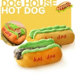 Lämmin koiran/kissan sänky - pehmeä tyyny - hot-dog