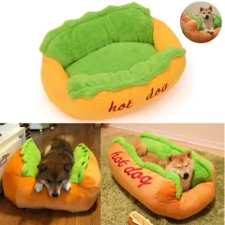 Calda cuccia per cane/gatto - morbido cuscino - hot dog