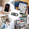 Cache caméra webcam pour ordinateur portable / smartphone - ultra fin