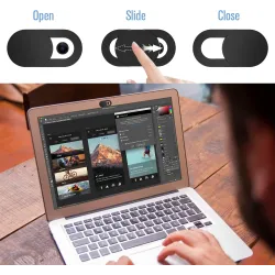 Cache caméra webcam pour ordinateur portable / smartphone - ultra fin