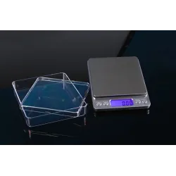 Precision kitchen weight scale - digital - stainless steel - 0.01g x 500gWeighing scales