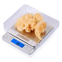 Precision kitchen weight scale - digital - stainless steel - 0.01g x 500gWeighing scales