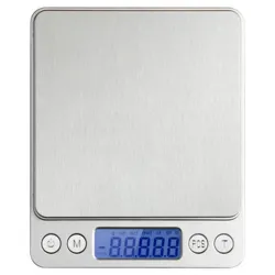 Balance de cuisine de précision - numérique - acier inoxydable - 0,01g x 500g