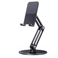 Support pour téléphone / tablette - support en métal - rotatif - réglable