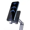 Suporte para telefone/tablet - suporte de metal - giratório - ajustável