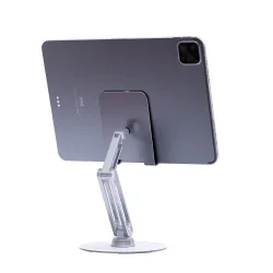Suporte para telefone/tablet - suporte de metal - giratório - ajustável