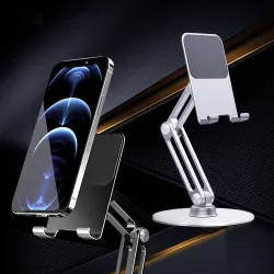 Telefoon/tablet houder - metalen standaard - draaibaar - verstelbaarHouders