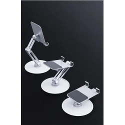 Suporte para telefone/tablet - suporte de metal - giratório - ajustável